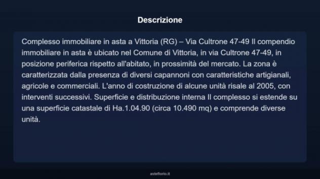 Immobile in asta di 10490 m² in vendita a Vittoria - Foto 4
