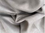 Pelle scamosciata grigio perla resinata reversibile