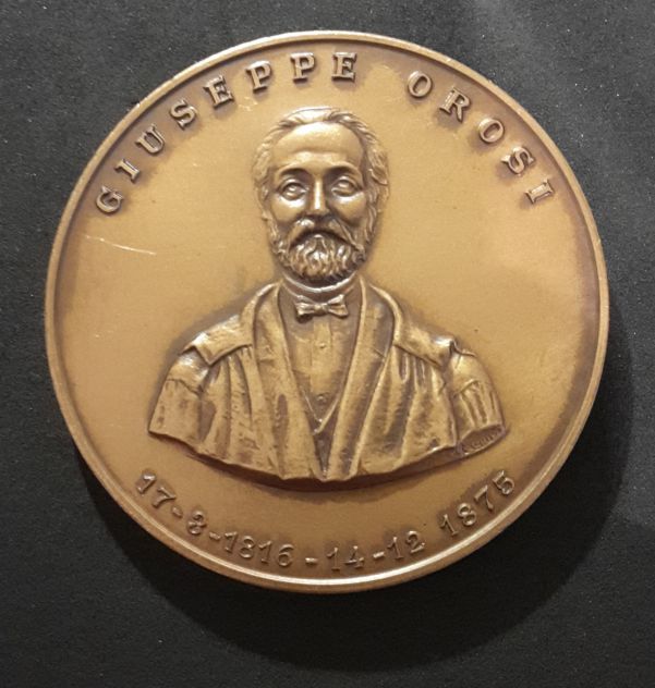 MEDAGLIA BRONZO GIUSEPPE OROSI, 1961. - Foto 2