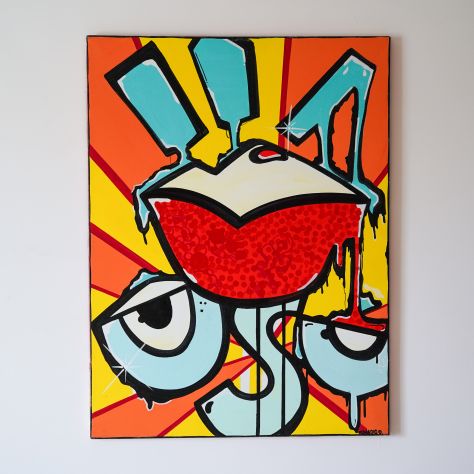 Quadro Pop Art Dipinto a Mano Originale - Foto 2