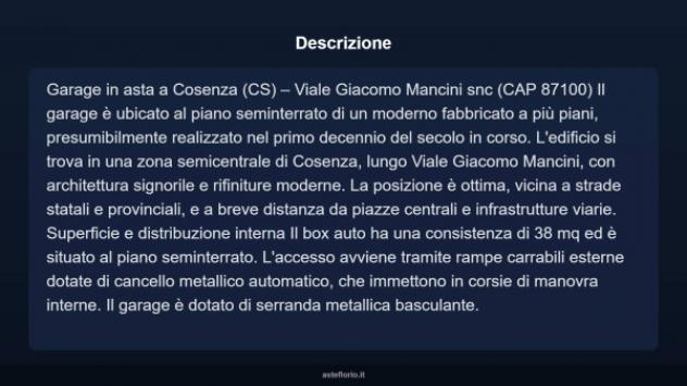Immobile in asta di 38 m² in vendita a Cosenza - Foto 7