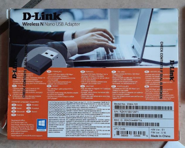 D-Link DWA131 Adattatore USB Wireless N Nano - Foto 3
