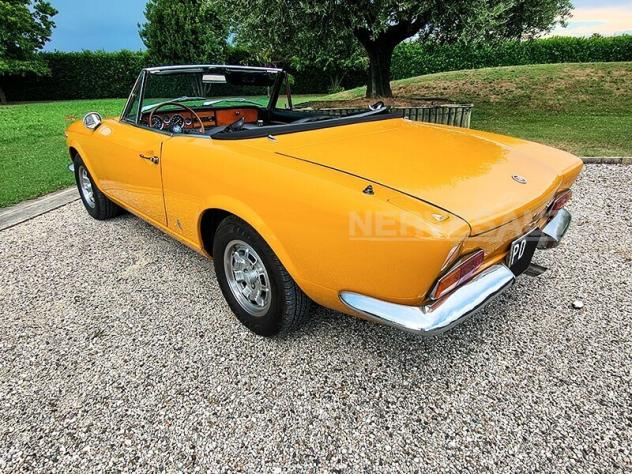 Fiat 124 Spider 1400 1968 CRS ASI GIALLO POSITANO TARGHE NERE - Foto 5