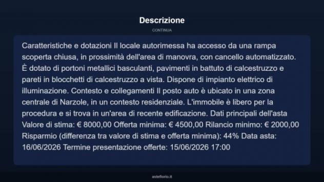 Immobile in asta di 27 m² in vendita a Narzole - Foto 7
