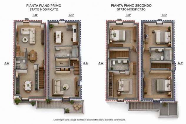 Appartamento in vendita a Musigliano - Cascina 80 mq Rif: 1421114