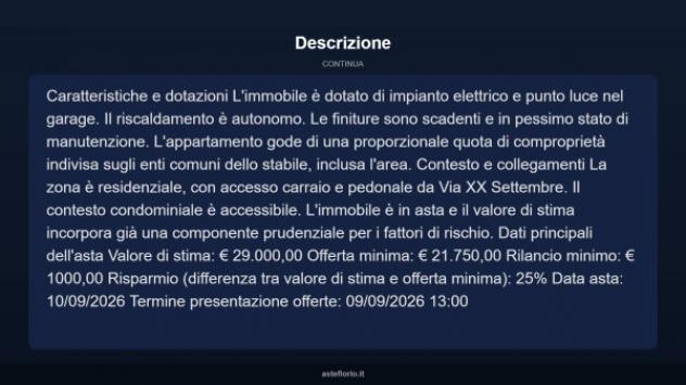 Immobile in asta di 45 m², box auto in vendita a Sergnano - Foto 17