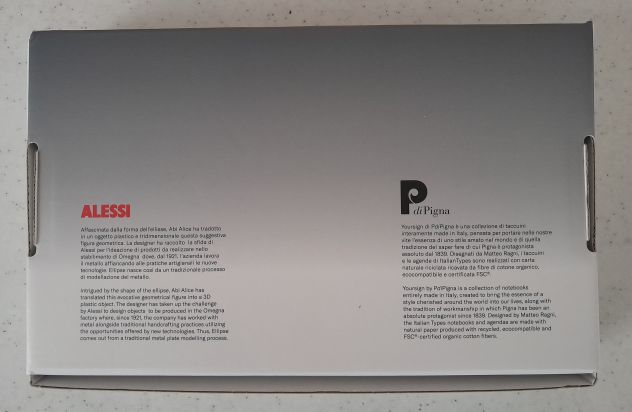 Svuota tasche Portapenne Ellipse Alessi design Abi Alice. Nuovo confezione regal - Foto 6