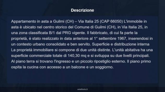 Immobile in asta di 140 m² con più di 5 locali in vendita a Guilmi - Foto 7