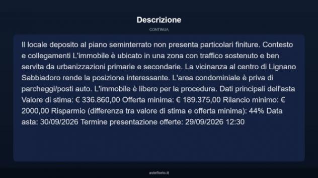 Immobile in asta di 100 m² in vendita a Lignano Sabbiadoro - Foto 13