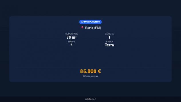 Immobile in asta di 70 m² in vendita a Roma - Foto 14