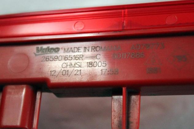265906516R TERZO STOP RENAULT CAPTUR 1.0 G 74KW 6M 5P (2021) RICAMBIO USATO - Foto 6