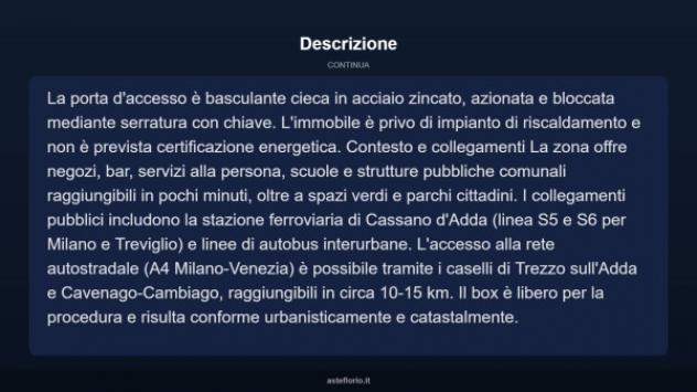 Immobile in asta di 23 m² in vendita a Cassano d'Adda - Foto 6