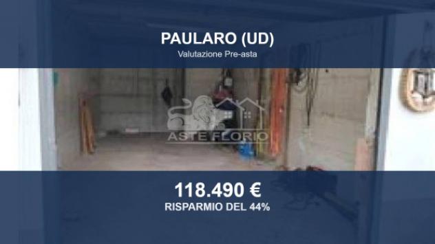 Immobile in asta di 280 m² con più di 5 locali e box auto in vendita a Paularo