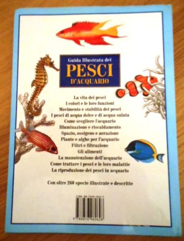 Guida Illustrata dei PESCI D'ACQUARIO di Dick Mills, Editore VALLARDI I.G., Industrie Grafiche 1994. - Foto 3