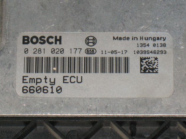 0281020177 ECU CENTRALINA PORTER EDC 17C08-4.40 EDC17C08-4.40 660610 1039S46293 - Foto 2