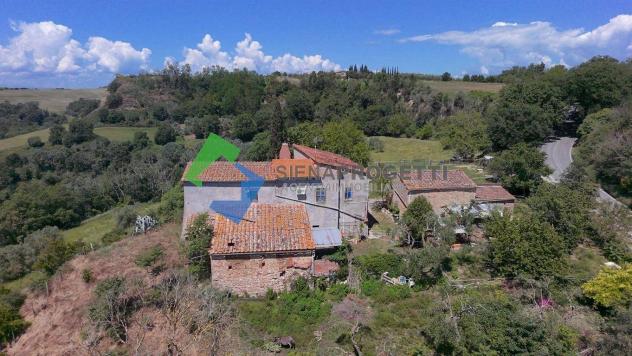 Splendido casale indipendente alle porte di Asciano, nelle crete senesi, Toscana. - Foto 7