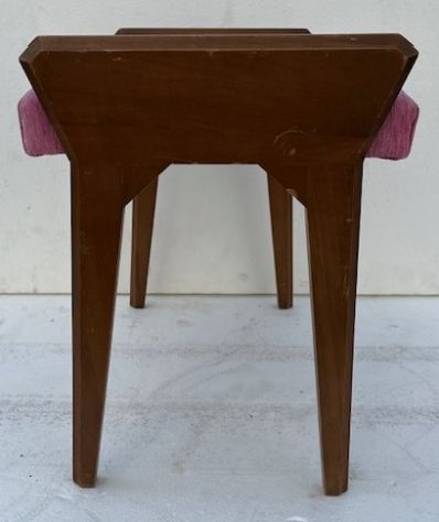Sgabello Con Tessuto Rosa - Foto 2