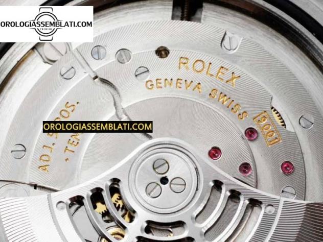 Rolex Replica SKYDWELLER SS/YG BEST EDITION QUADRANTE NERO SU BRACCIALE SS/YG JUBILEE A23J - Foto 8