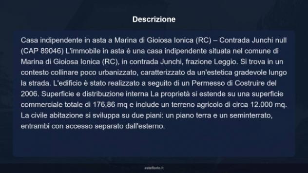 Immobile in asta di 176 m² in vendita a Marina di Gioiosa Ionica - Foto 12