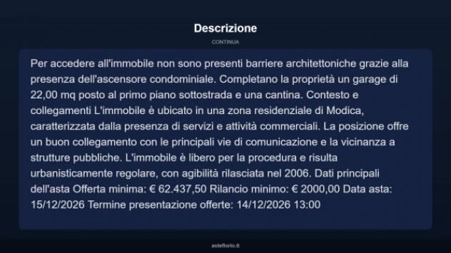 Immobile in asta di 130 m², box auto in vendita a Modica - Foto 17