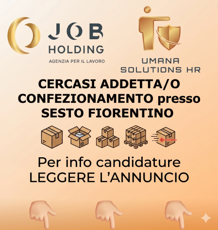 ADDETTE/I AL CONFEZIONAMENTO