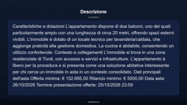 Immobile in asta di 126 m² con più di 5 locali in vendita a Tivoli - Foto 16