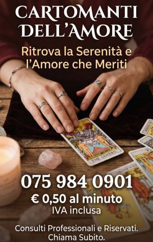 Cartomanti dell'amore: Chiamaci 0759840901