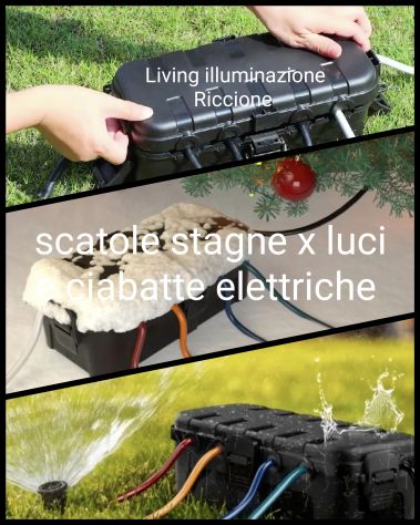 Impianto elettrico per esterno luci giardino stagno IP54 - Foto 4