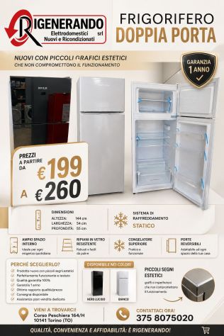 FRIGORIFERI DOPPIA PORTA – NUOVI (SECONDA SCELTA)❄️ - Foto 10