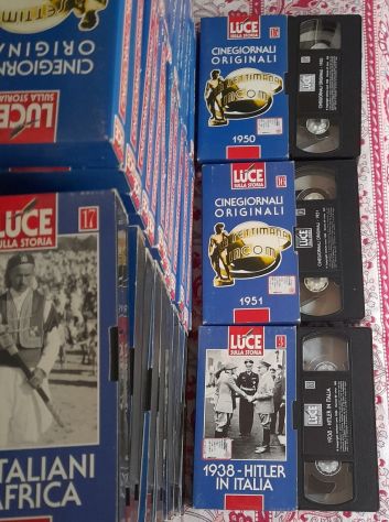 istituto luce vhs storiche dei vari periodi 43 cassette - Foto 5