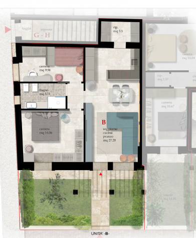 Appartamento in vendita a Cascina 80 mq Rif: 1271153