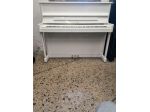 Pianoforte Sauter 120 R2 bianco tedesco con trasporto e panca inclusi
