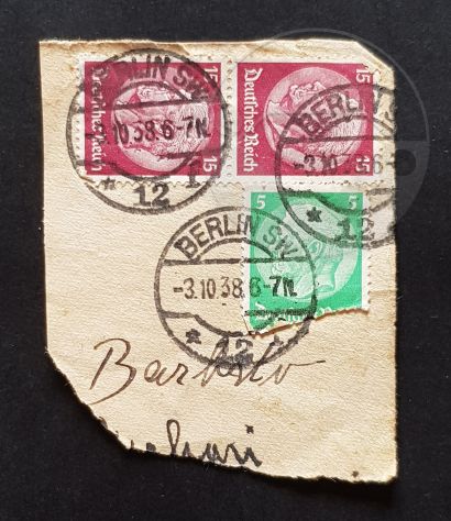 GERMANIA francobolli su Frammenti di busta - Foto 4