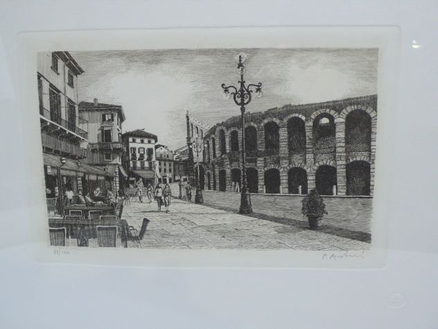 Acqueforti Verona Arena e Liston Stampe d'Arte L'Ippogrifo - Foto 3