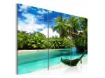 Quadro Con La Barca Ai Caraibi - ARREDALACASA