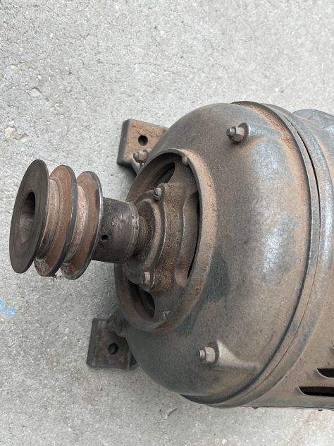 321 Motore Asincrono Trifase HP 1,5/900 giri – Vintage - Foto 3