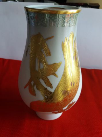 Vaso porcellana ( l'uccello del paradiso ) - Foto 4
