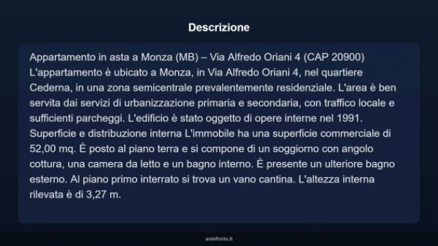 Immobile in asta di 52 m² in vendita a Monza - Foto 13