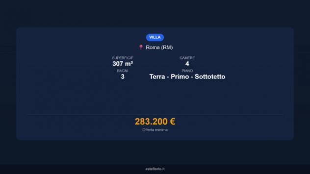 Immobile in asta di 307 m² con più di 5 locali in vendita a Roma - Foto 16