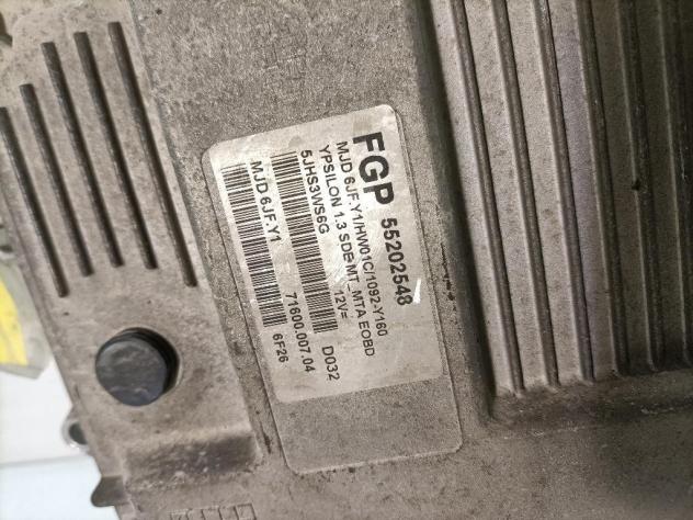 CENTRALINA MOTORE LANCIA Ypsilon 1° Serie 55202548/MJD6JF.Y1 188A9000 diesel 1248 (0306) - Foto 2