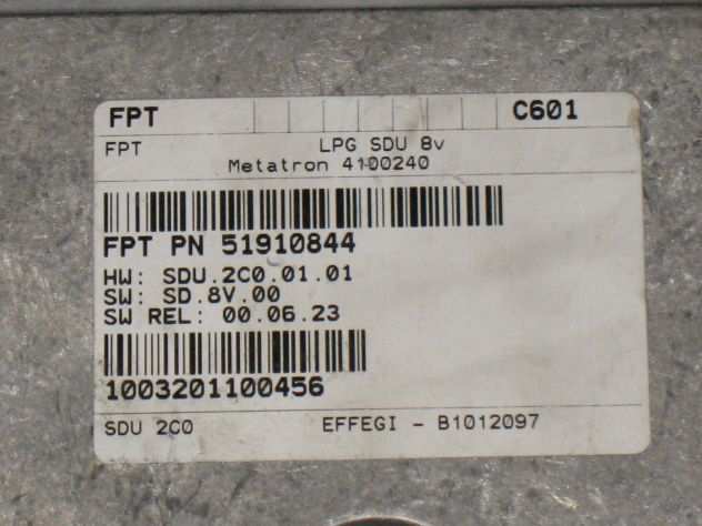 51910844 ECU CENTRALINA GPL LPG FIAT PANDA LANCIA 4100240 51910844 - Foto 2