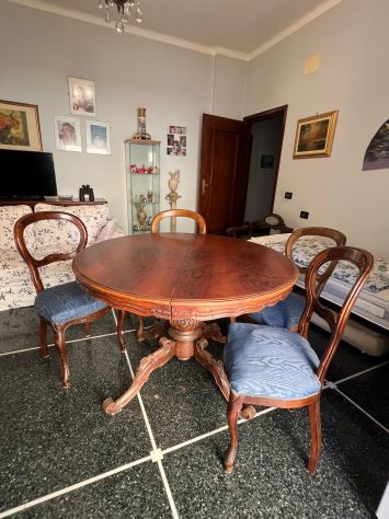Tavolo antico in legno sala da pranzo - Foto 2
