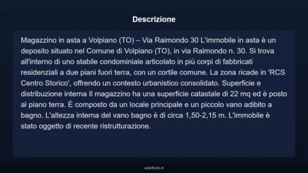 Immobile in asta di 28 m² in vendita a Volpiano - Foto 8