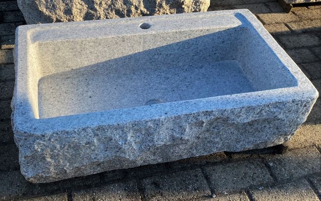 Lavello lavandino in pietra granito 80cm - Foto 2