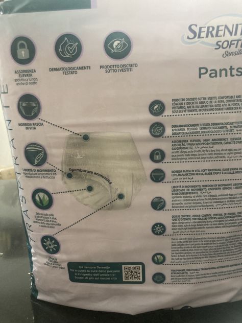 Pannoloni adulti pants Serenity soft dry confezione da 10 pz misura XL - Foto 3