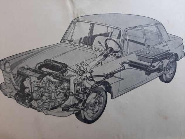 LANCIA FLAVIA USO E MANUTENZIONE ANNO 1964 ORIGINALE - Foto 2