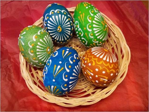 Uova dipinte - Decorazioni pasquali