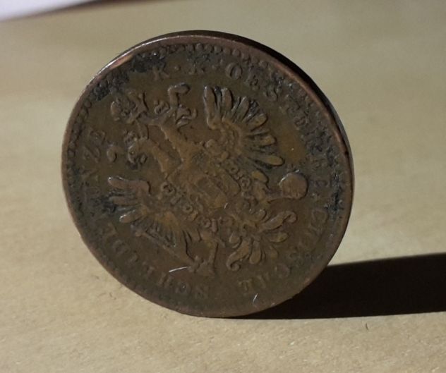 Austria, 1 kreuzer 1861. - Foto 3
