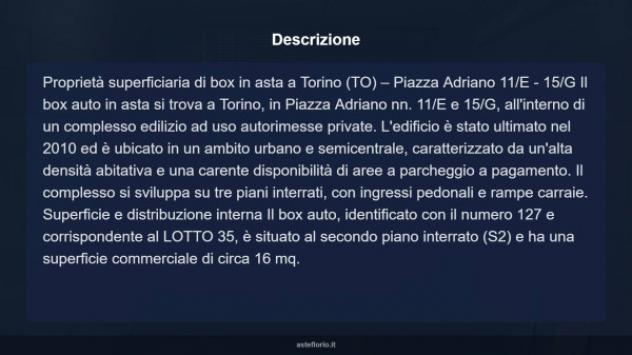 Immobile in asta di 16 m² in vendita a Torino - Foto 7