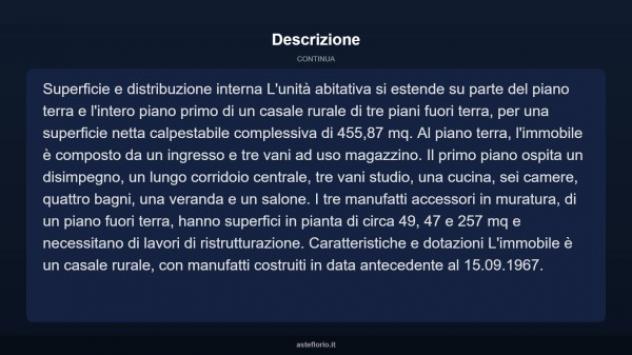 Immobile in asta di 455 m² con più di 5 locali in vendita a Perugia - Foto 16